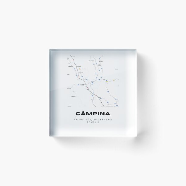 Item preview, Câmpina Romania Minimalist City Map Art designed and sold by RM-Journey.