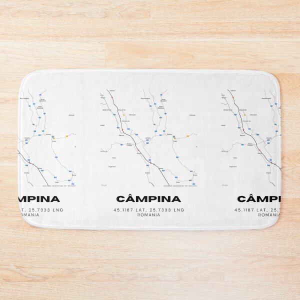 Item preview, Câmpina Romania Minimalist City Map Art designed and sold by RM-Journey.