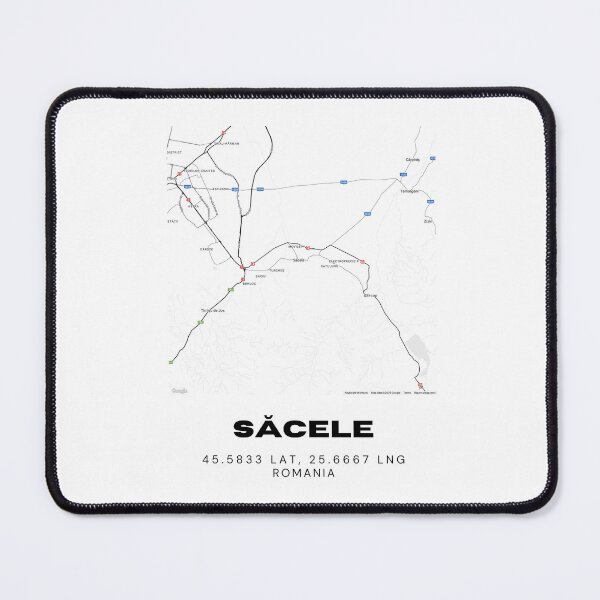 Item preview, Săcele Romania Modern Minimalist Map designed and sold by RM-Journey.