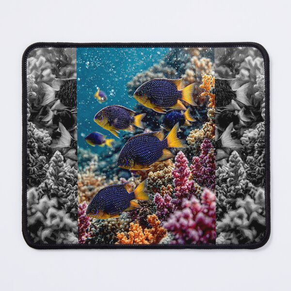 Item preview, Kupang damselfish (Chrysiptera hemicyanea)#7 designed and sold by Helios Be. Lavsh.