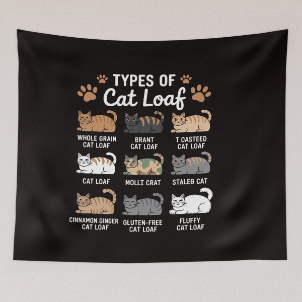 Item preview, Cat Lover's Kitty Kitten Loaf designed and sold by RatCurry.