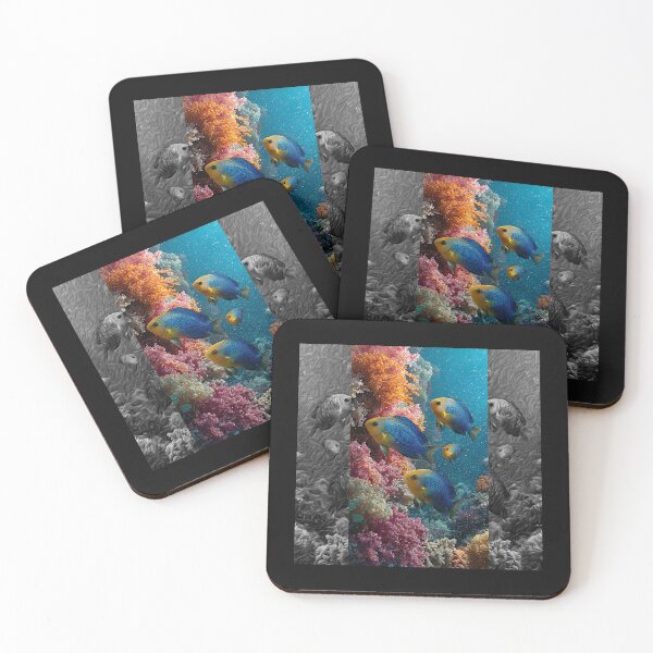 Item preview, Kupang damselfish (Chrysiptera hemicyanea)#8 designed and sold by Helios Be. Lavsh.