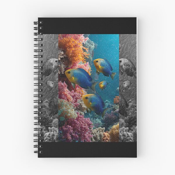Item preview, Kupang damselfish (Chrysiptera hemicyanea)#8 designed and sold by Helios Be. Lavsh.