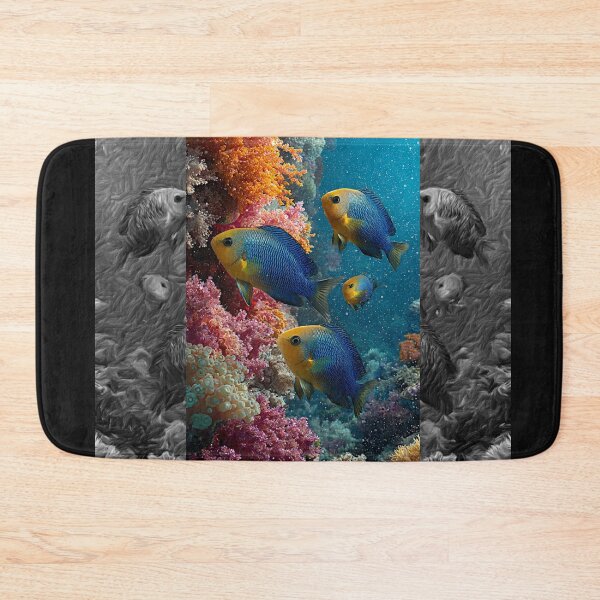 Item preview, Kupang damselfish (Chrysiptera hemicyanea)#8 designed and sold by Helios Be. Lavsh.