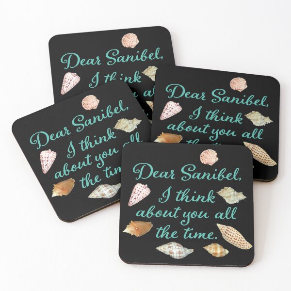 Item preview, Dear Sanibel, I think about you all the time designed and sold by Futurebeachbum.