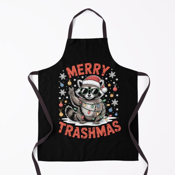 Item preview, Merry Trashmas – Funny Raccoon Christmas Design designed and sold by SoftStyleStudio ⭐⭐⭐.