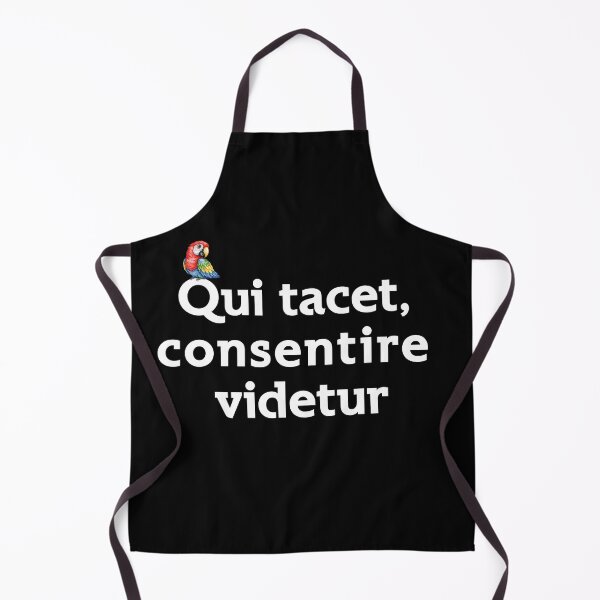 Item preview, Silence Is Agreement — Latin Wisdom for Smart Minds designed and sold by Doodle-Bloom.