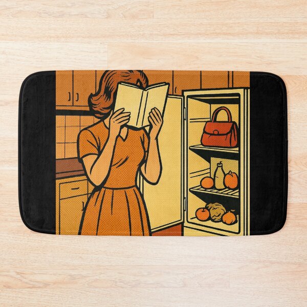 Item preview, Book Addict Retro Comic – Handbag in the Fridge – Gift for book lover man • Retro Comics • Vintage Halftone designed and sold by JacobKAurumhead.