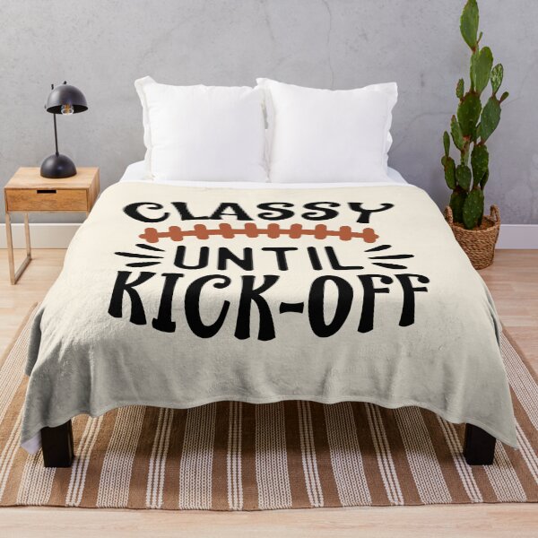 Item preview, Classy Until Kick-Off: Football Apparel & Home Décor designed and sold by Compass and a Camera.