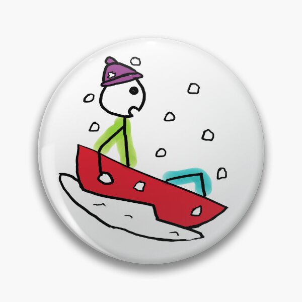 Item preview, Sledding Stickman designed and sold by Mark-Ewbie.