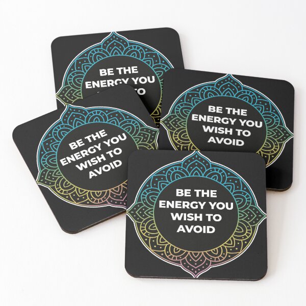 Item preview, SARCASTIC SPIRITUAL – Be The Energy You Wish To Avoid – GIFT FOR FRIEND • Sarcastic Quote Mandala Art designed and sold by JacobKAurumhead.
