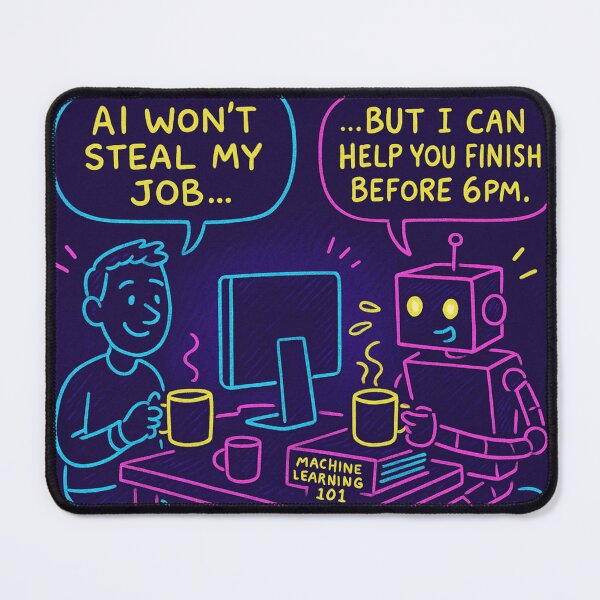 Item preview, AI isn't going to steal my job… – Design Humor Future of Work designed and sold by Serge-Design.