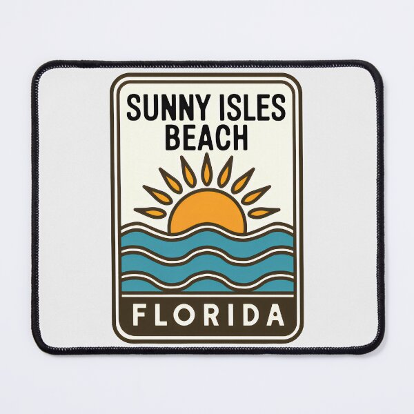 Item preview, Sunny Isles Beach Florida - Sign designed and sold by TheOldMittenIllustrated.