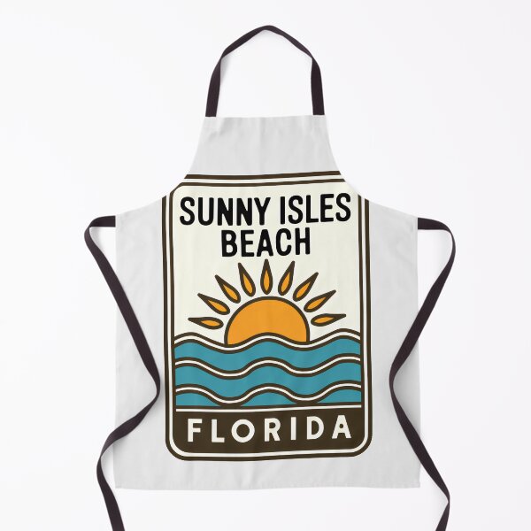 Item preview, Sunny Isles Beach Florida - Sign designed and sold by TheOldMittenIllustrated.