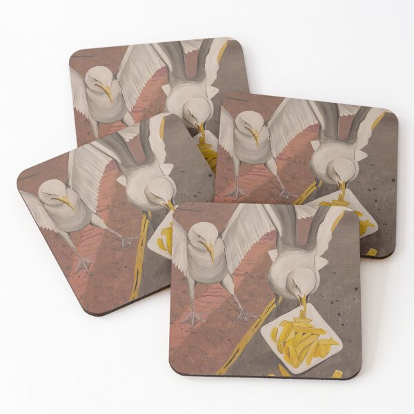 Item preview, Don't let the seagulls steal your chips! designed and sold by Lisa Gabriel Art.