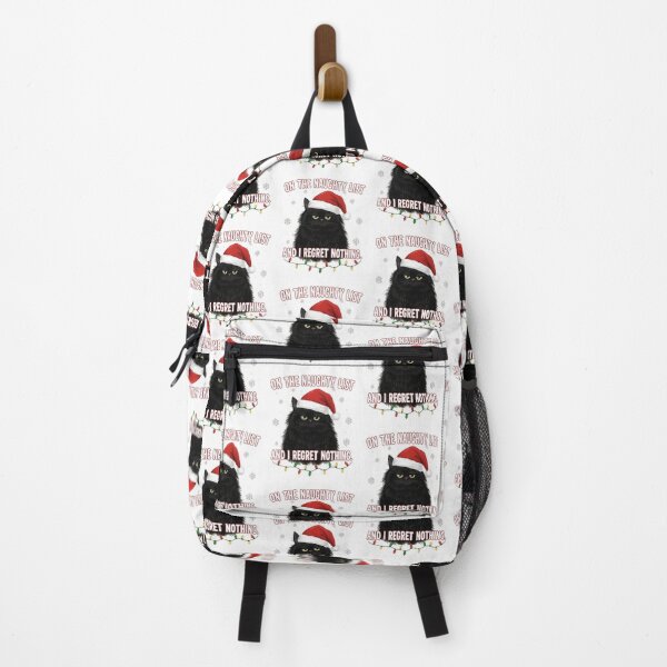 Item preview, On The Naughty List And I Regret Nothing Cat Christmas designed and sold by IdealDo.