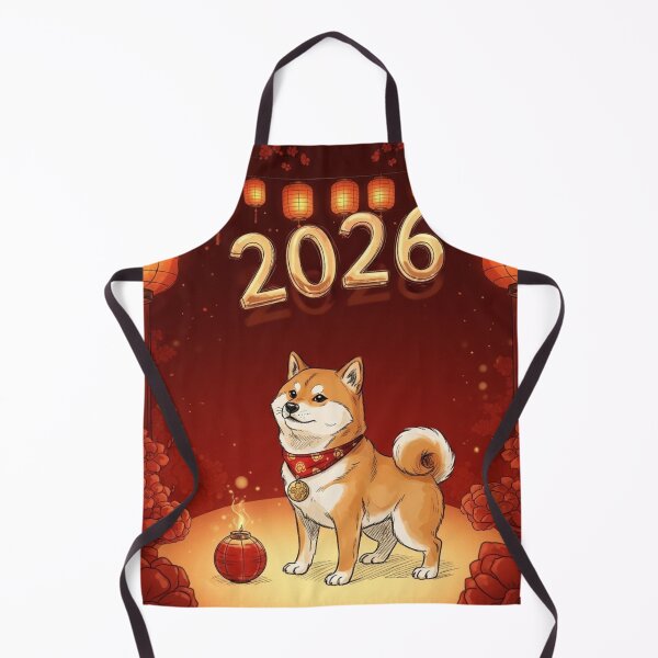 Item preview, Shiba Dog with Lanterns 2026 designed and sold by PetJoyPrintsCO.