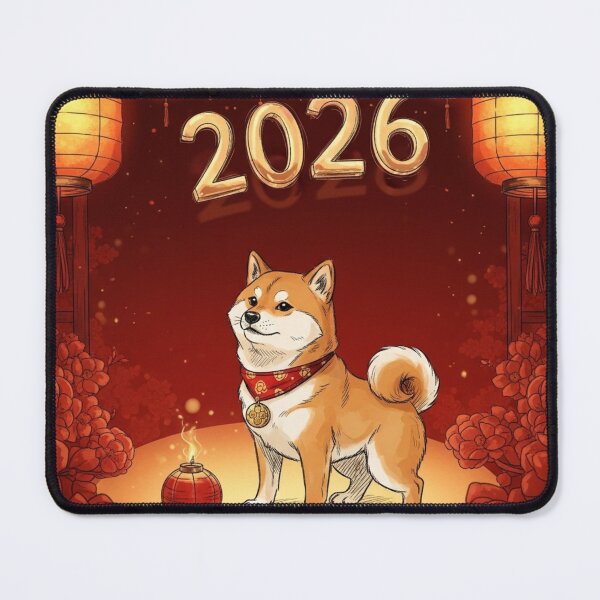 Item preview, Shiba Dog with Lanterns 2026 designed and sold by PetJoyPrintsCO.