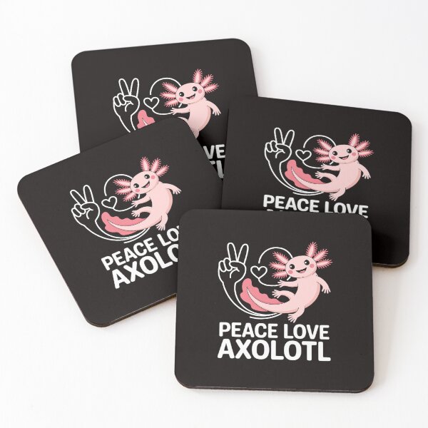 Item preview, Peace, Love Axolotl Axolotl Lover designed and sold by LapFemile.