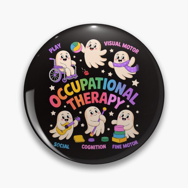 Item preview, OT Occupational Therapy Therapist Halloween Spooky OTA Ghost designed and sold by LapFemile.
