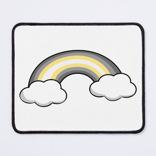 Item preview, Proud Rainbow in the Clouds Demigender designed and sold by HarveyHandcraftsandDesigns.