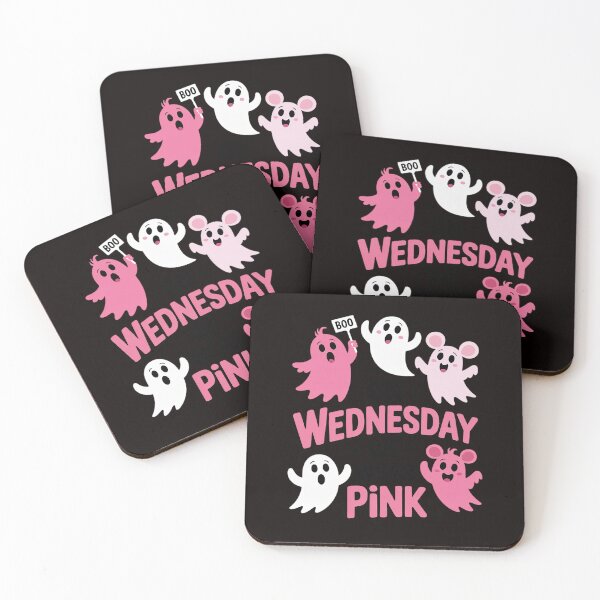 Item preview, On Wednesday We Wear Cute Pink Ghost Halloween designed and sold by LapFemile.