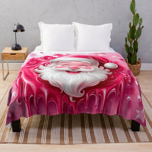 Artikelvorschau, Niedliches rosa Weihnachtsmann-Design – Gemütliches Winterfest-Design | Weihnachtsgeschenk entworfen und verkauft von BearBrushDesign.