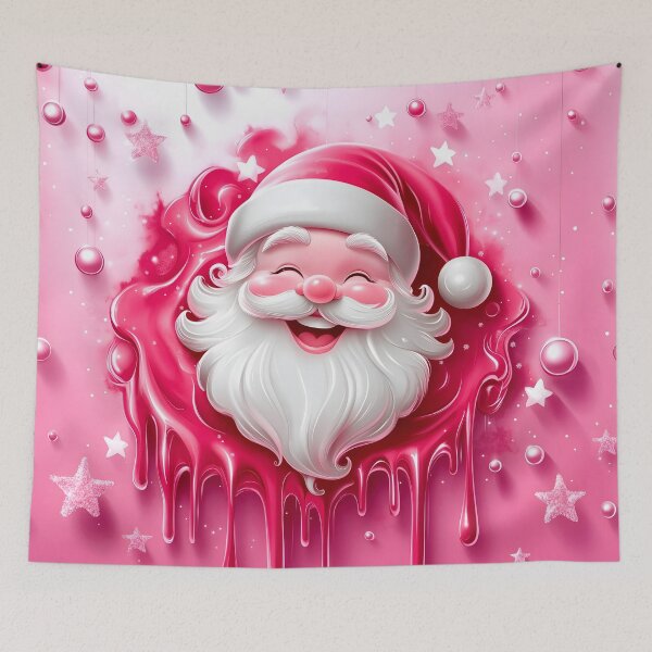 Item preview, Cute Pink Santa Christmas Design –  Cozy Winter Holiday Design | Christmas Santa Gift designed and sold by BearBrushDesign.
