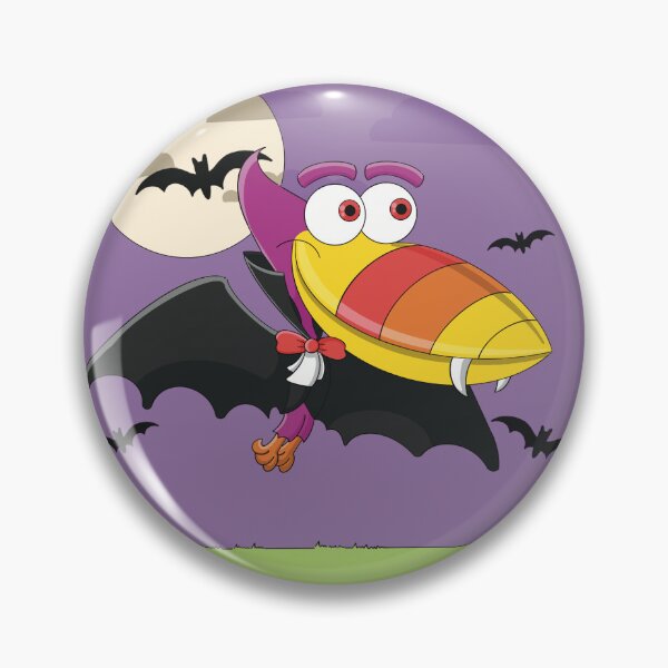 Item preview, Count Tuqui – Cute Vampire Toucan Cartoon | Just a Spooky Season Collection designed and sold by Sigma-Orionis.