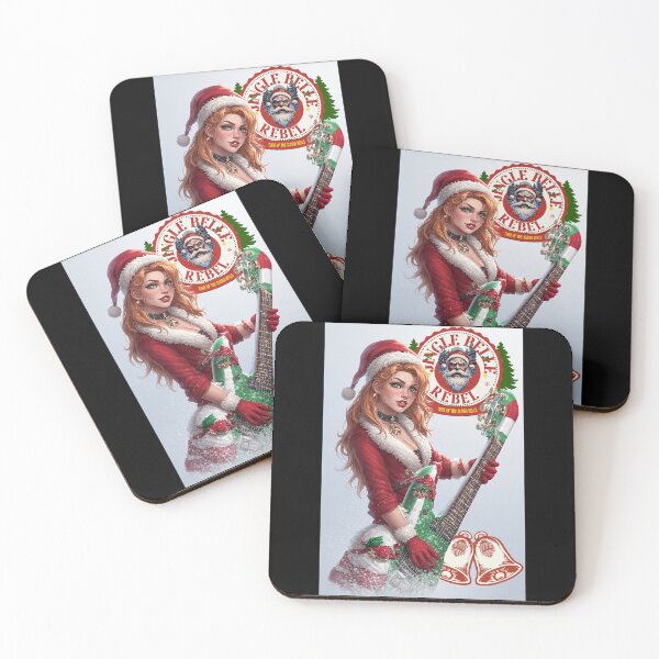 Item preview, Jingle Belle Rebel — Turn Up the Sleigh Bells (Rock & Roll Christmas Pin-Up) designed and sold by Mark Mentzer.