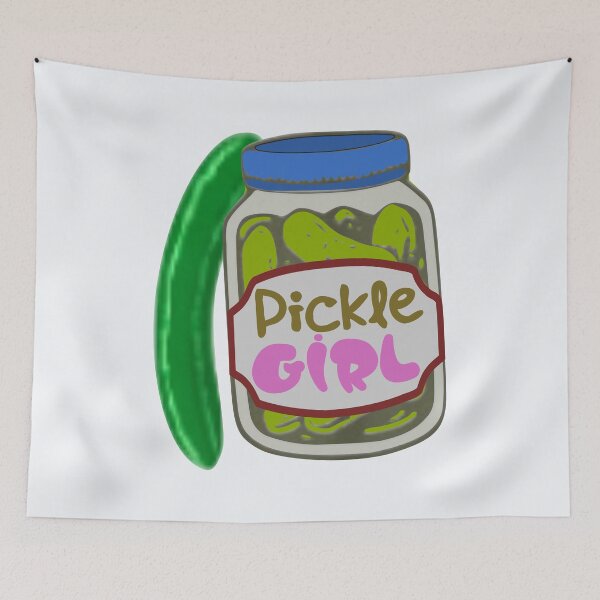 Item preview, Pickle Girl Jar Label Big Dill Cucumber designed and sold by DNC1134.