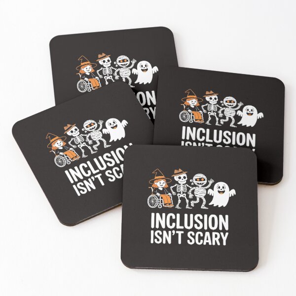 Item preview, Inclusion Isn't Scary SLP Halloween Sped Teacher designed and sold by LapFemile.