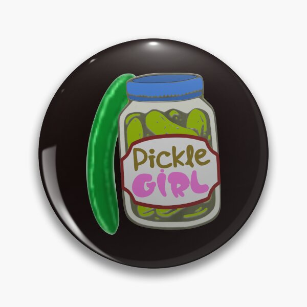 Item preview, Pickle Girl Jar Label Big Dill Cucumber Retro Label designed and sold by DNC1134.