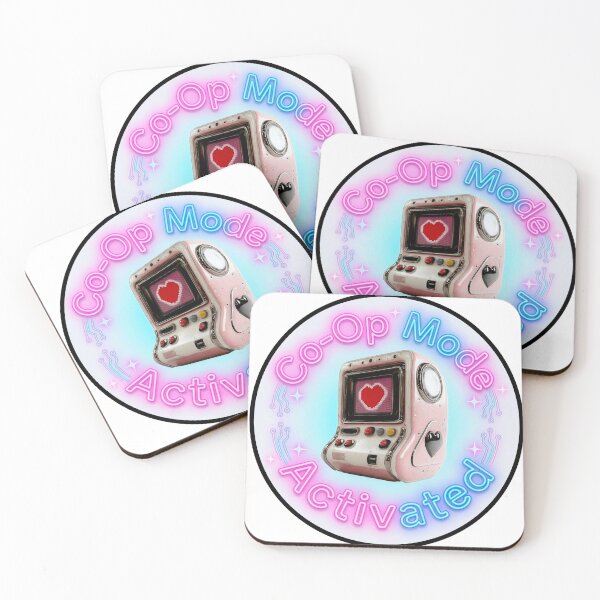 Item preview, Co-Op Mode Activated - Cute Retro Pink Arcade Gamer Couple designed and sold by xper-t-s.