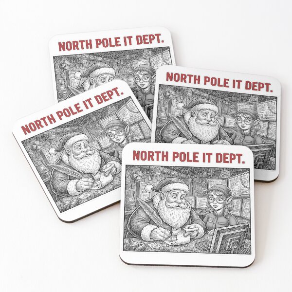 Item preview, North Pole's Chief Data Officer (CDO) and the Old-School Boss T-Shirt designed and sold by HelixPedia.
