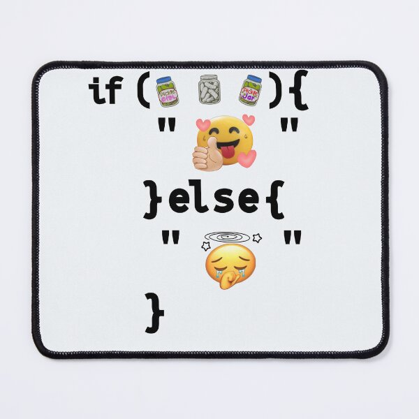Item preview, Code Love Self Emojies with Pickle Jars designed and sold by DNC1134.