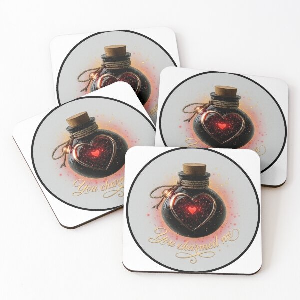 Item preview, Love Potion - You Charmed Me - Fantasy Magic Heart Bottle designed and sold by xper-t-s.