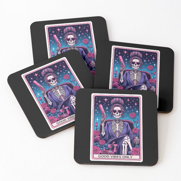 Item preview, Good Vibes Only Tarot Card Apparel and Home Decor designed and sold by Compass and a Camera.