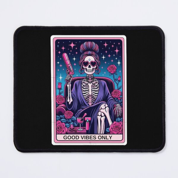 Item preview, Good Vibes Only Tarot Card Apparel and Home Decor designed and sold by Compass and a Camera.