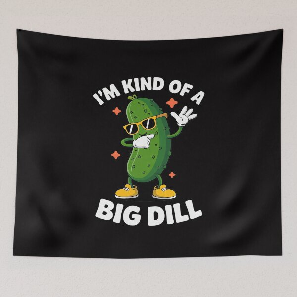 Item preview, I'm Kind Of Big Dill Pickle Dabbing Halloween Cucumber designed and sold by MuteElevent.