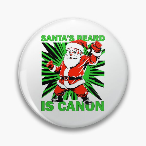 Item preview, Santa’s Beard Is Canon — Anime Santa Power-Up designed and sold by birdhouses.