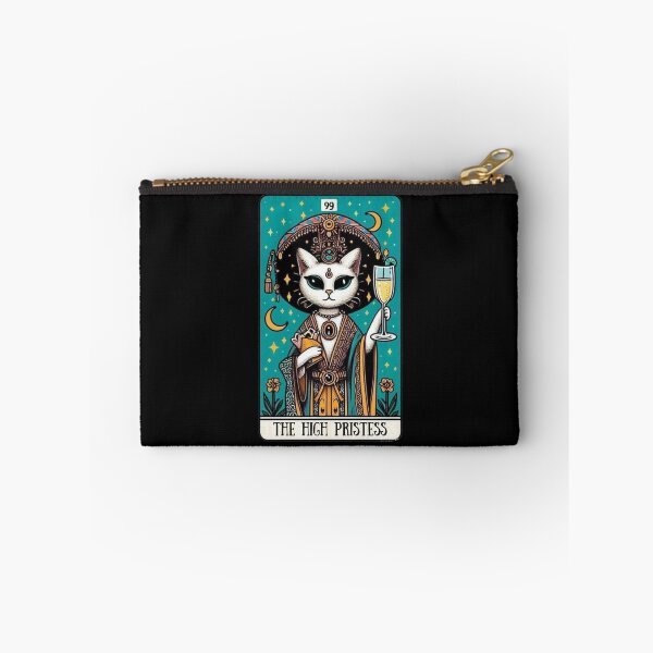 Item preview, The High Priestess Cat Tarot Apparel and Home Decor designed and sold by Compass and a Camera.