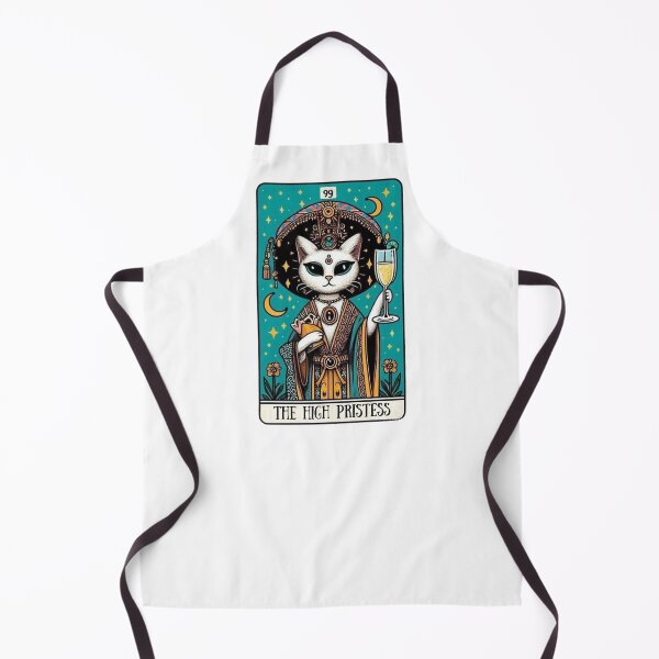Item preview, The High Priestess Cat Tarot Apparel and Home Decor designed and sold by Compass and a Camera.