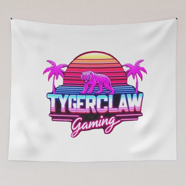 Item preview, TYGERCLAW Gaming Synthwave Logo designed and sold by Mark Cannon.