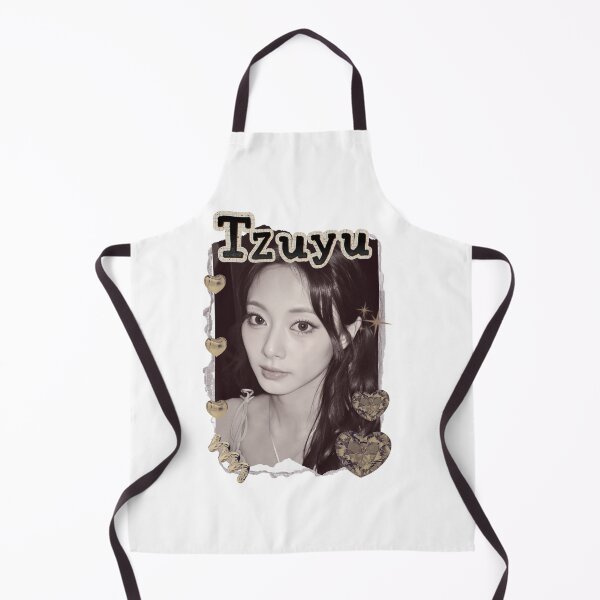 Item preview, TWICE Tzuyu Kpop Girl Group Golden Collage Design K-music south korean Scrapbook Collage Cozy Y2K Vintage Design designed and sold by HELL0WBELLO.