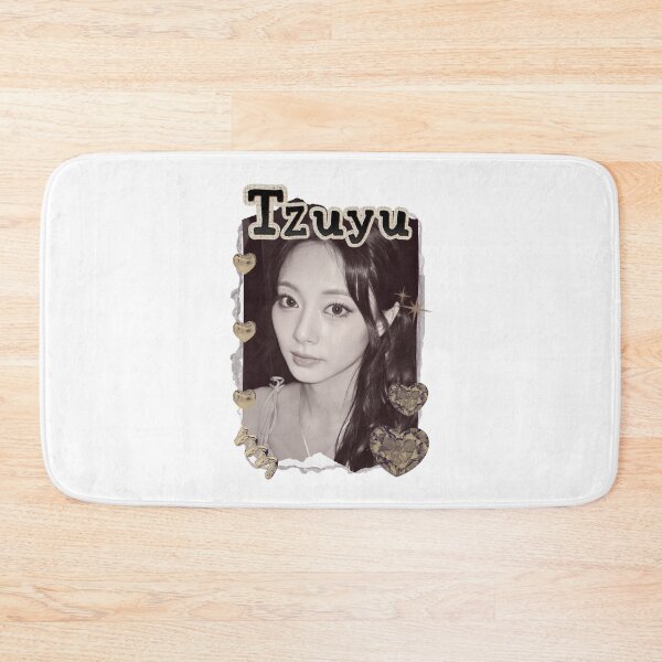 Item preview, TWICE Tzuyu Kpop Girl Group Golden Collage Design K-music south korean Scrapbook Collage Cozy Y2K Vintage Design designed and sold by HELL0WBELLO.