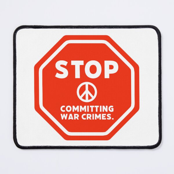 Item preview, Stop committing war crimes. designed and sold by Rachel the Artist .