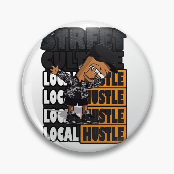 Item preview, Street Culture – Local Hustle Cartoon Style designed and sold by My3LittleBirds.