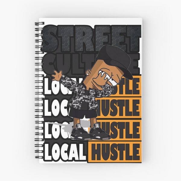 Item preview, Street Culture – Local Hustle Cartoon Style designed and sold by My3LittleBirds.