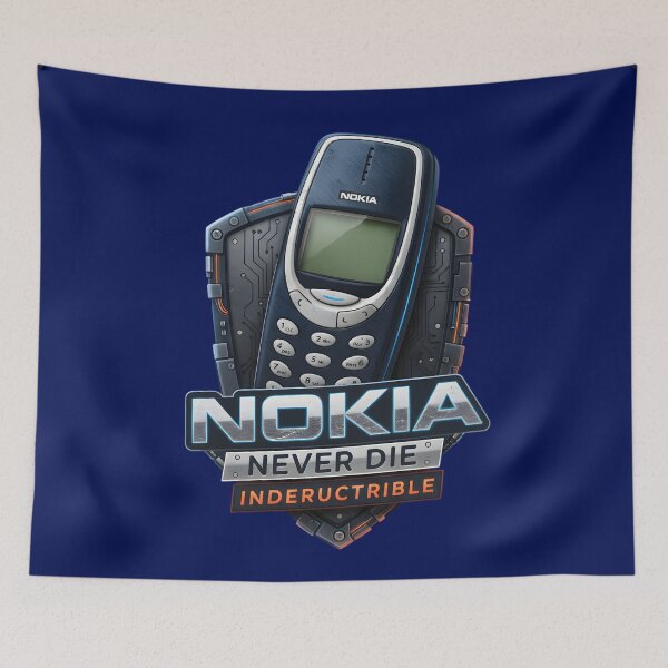 Item preview, Indestructible Nokia Phone – Never Die Retro Cellphone Design designed and sold by Artistic canvas store.